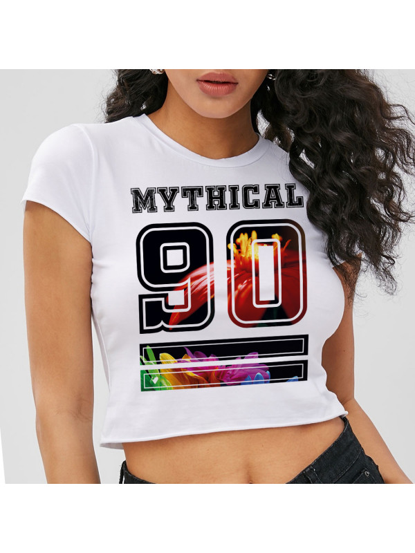 T-shirt crop Mytical 90