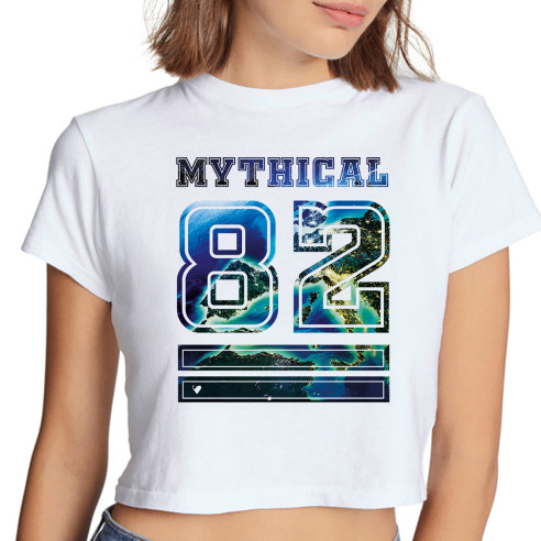 T-shirt crop Retro Vibes '82 Magliette Personalizzabili VSTL-CUSTOM 37,00 €