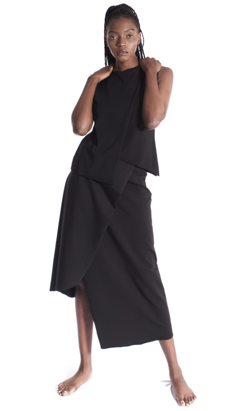 Outfit Urban black asymmetric Gonne  121,00 €