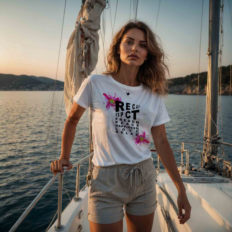 copy of Oversized T-Shirt with "RECAP, RSPCT" - Unisex White T-Shirt Women's t-shirts 69,00 € VSTL