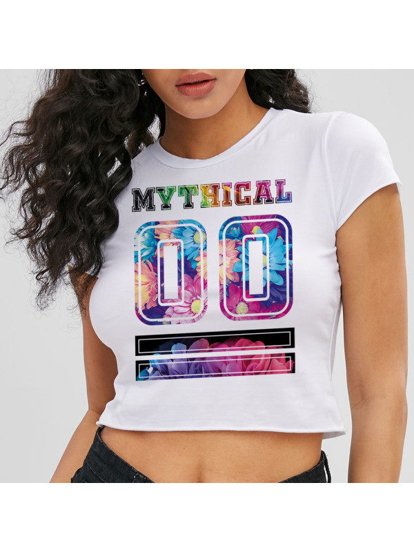 T-shirt crop Mytical 00
