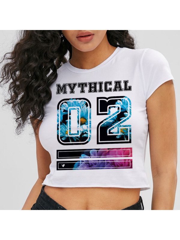 T-shirt crop Mytical 02